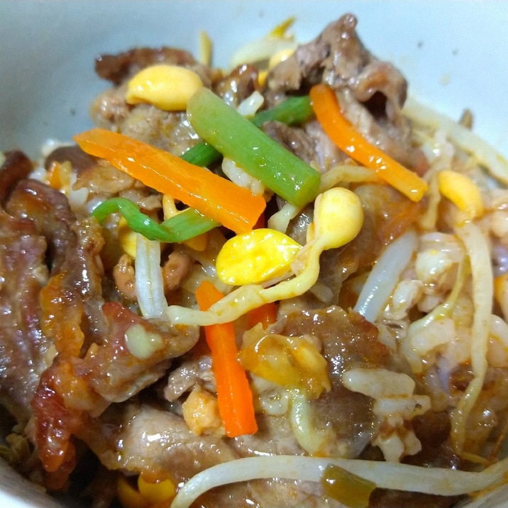 簡単な石焼(オーブン焼き)ビビンバ!